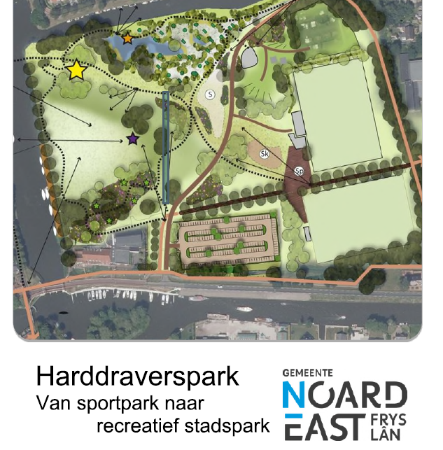 S!N positief over plan Harddraverspark, maar tegen een extra brug