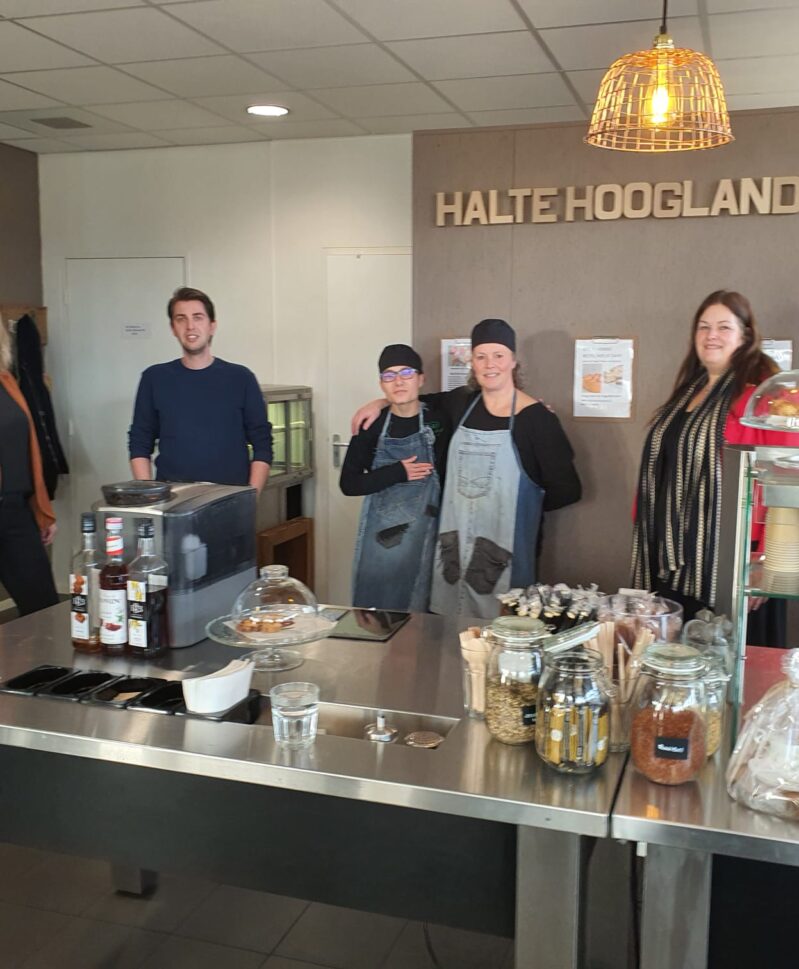 Werkbezoek Halte Hoogland