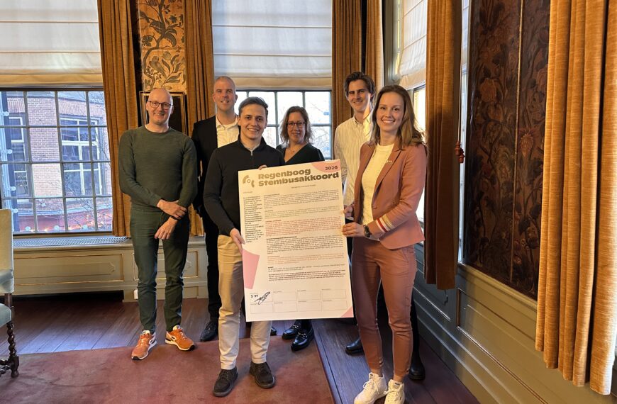 S!N spreekt zich uit voor inclusieve gemeente met ondertekening Regenboogakkoord 2026