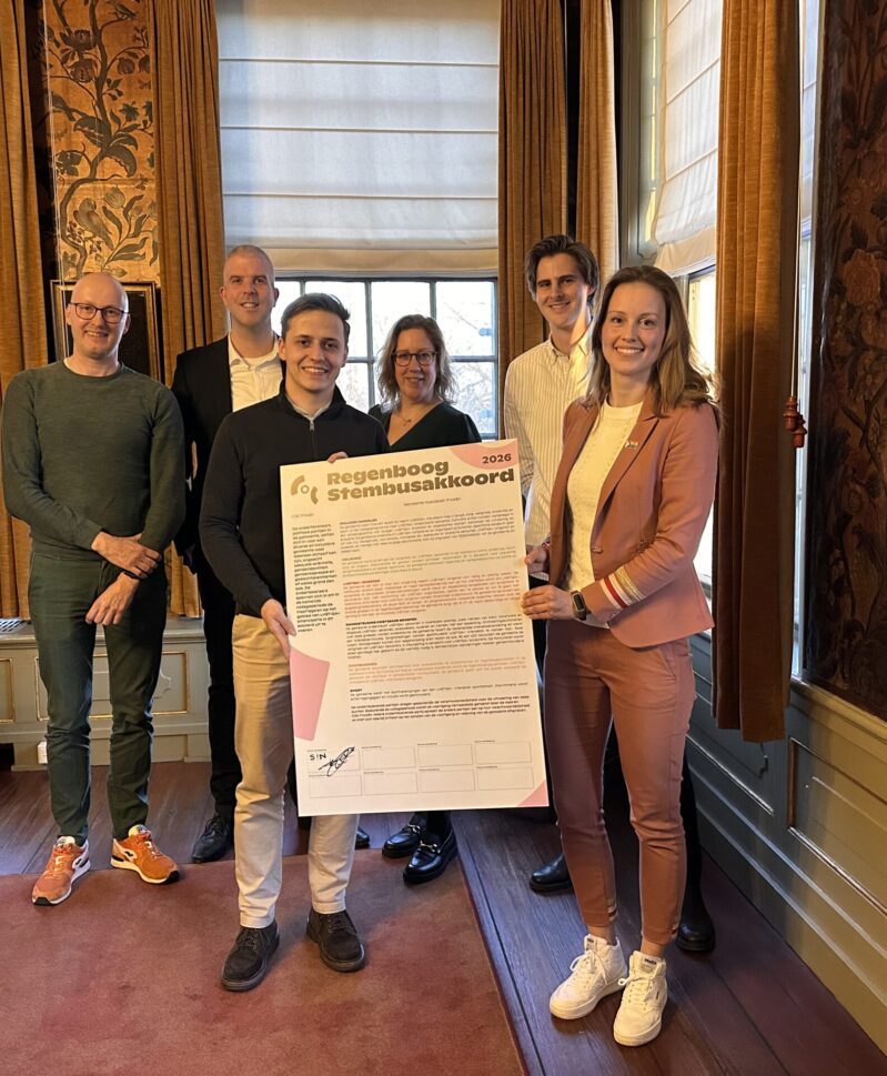 S!N spreekt zich uit voor inclusieve gemeente met ondertekening Regenboogakkoord 2026